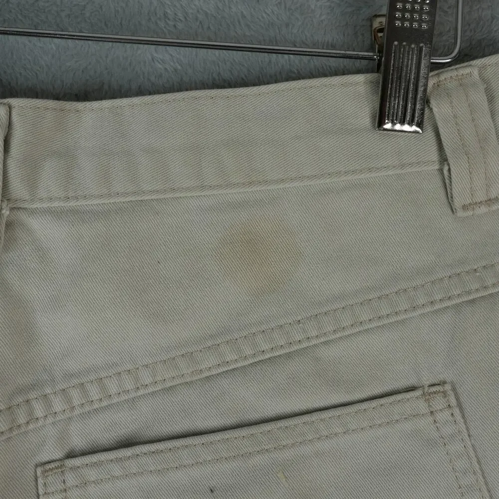 Lee Riveted Cargo Shorts Womens 10 Medium (29x4,5) Tan Cotton High Rise Mom‎